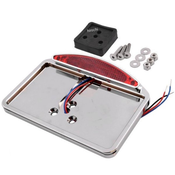 LEDテールライト/プレート付 ハーレー標準装備3穴仕様