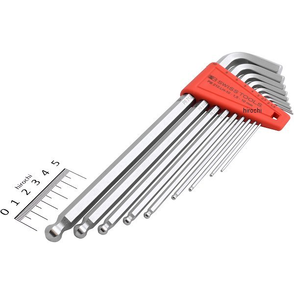 スイスツールズ  Swiss Tools ボール付ロング6角レンチセット (ミリ)