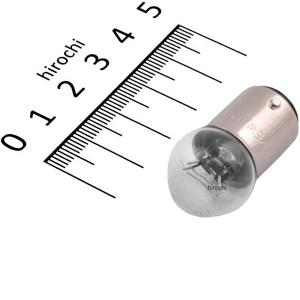 GGレンズバルブ 12v 21/5w (クリア) G18 BAY15Dウインカー/ポジション ストップ/テール用口金型