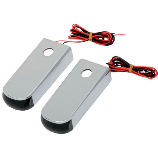 LEDマーカーライト 84年以降 FXST、FLST クローム/スモークレンズ/赤