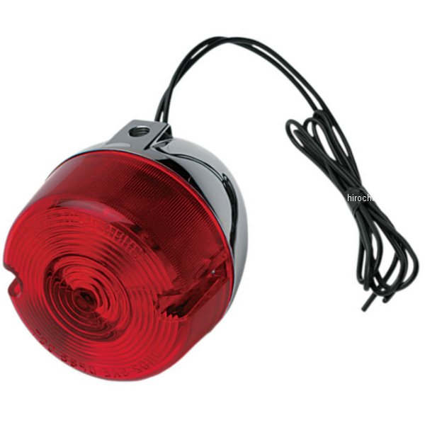 ウインカー フラット 赤 5/16"-24ネジ付 (1個売り) 68406-86