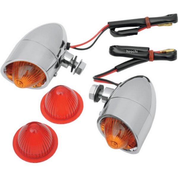 ウインカー ミニレトロ ボルト取付 クローム