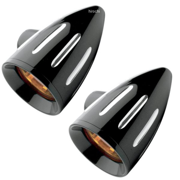 ウインカー 1インチ 20W MR8 ハロゲン シングル球 rocket 黒