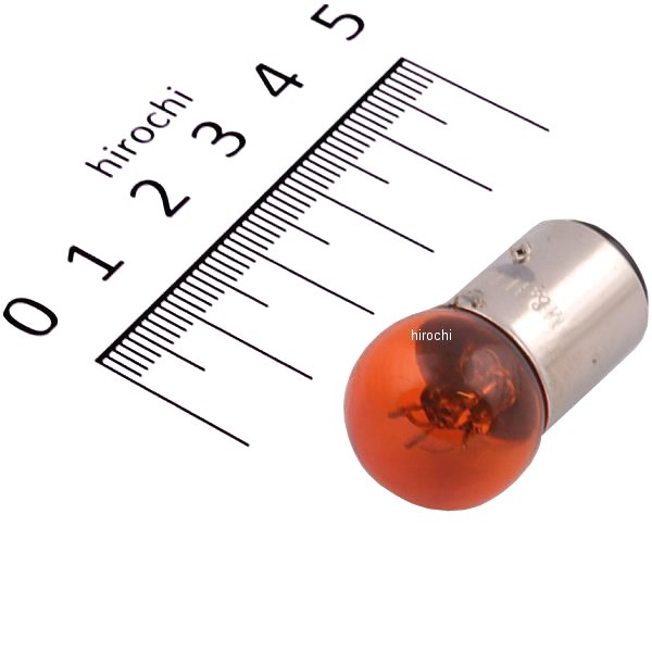 口金ダブル球 12V10/5W ウインカー/ポジション球 (オレンジ) (1個売り)