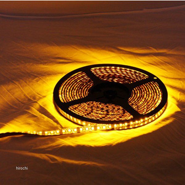 【セール特価】 LEDテープライト 5mリール 黄
