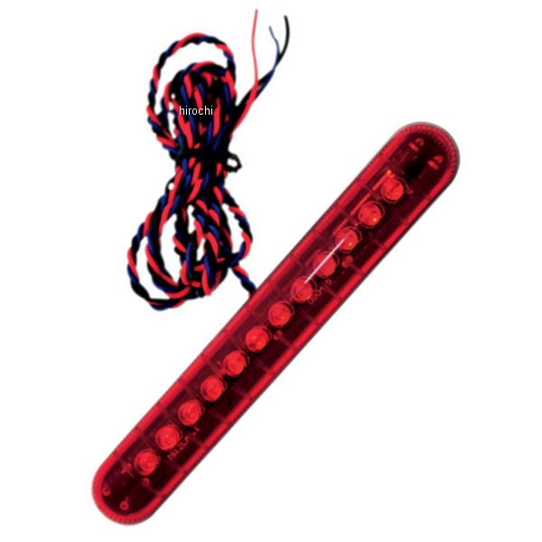 LEDライトバー Knight Rider ダブル球仕様 12LED 赤/点滅ブレーキ