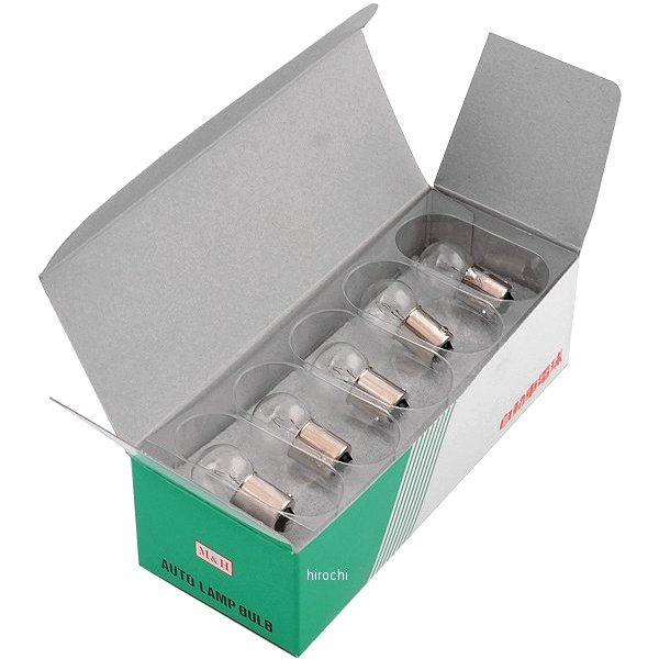 ノーマルバルブ 12V6W ウインカー球 (クリア) 1箱 (10個入り)