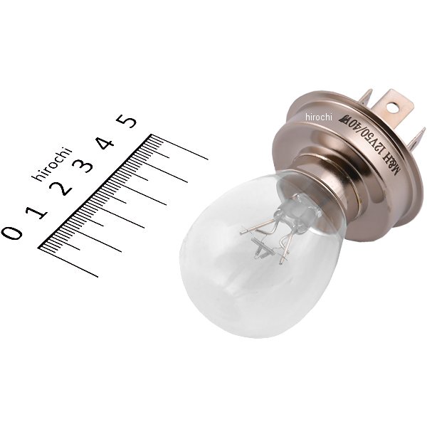 ヘッドライト用白熱電球 12V50/40W (クリアー) PH6S
