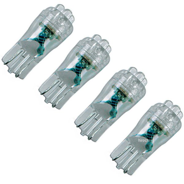 LEDバルブ ミニ ウェッジ 青 (4個入り)