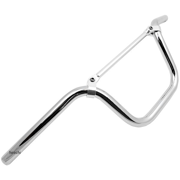 レーシングハンドル タイプ155 ミドルポジション ブレース付き 93年-07年 モンキー、ゴリラ クローム