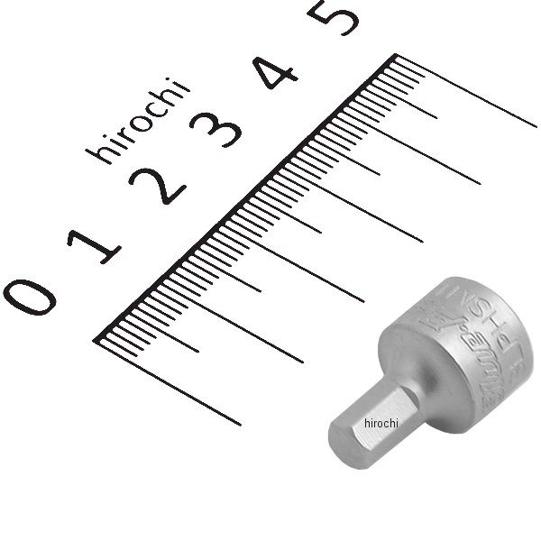 ブルーポイント 5mm スタッビー 6角ソケット (ヘキサゴン) 1/4インチ差込