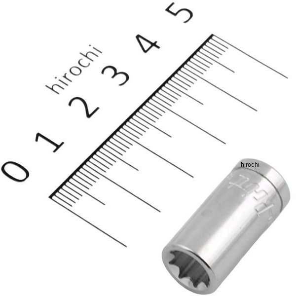 ブルーポイント 1/4インチ ソケット 8角 1/4インチ 長さ1インチ