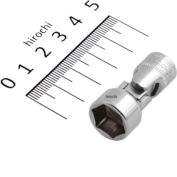 フランクドライブ 1/4インチ ユニバーサル シャロー ソケット 6角 12mm