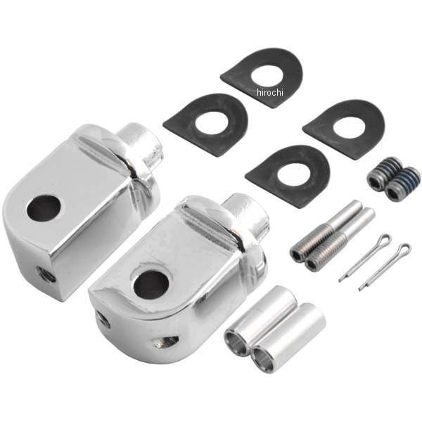 フットペグ 取付金具 スプライン 左右ペア リア ホンダ、ヤマハ