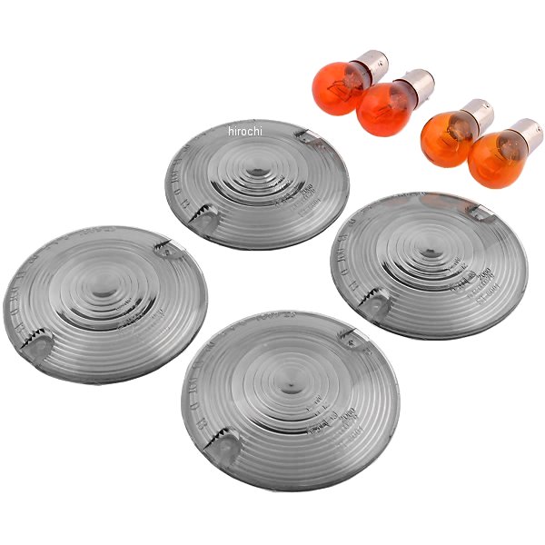 ウインカーレンズ フラット スモーク 86年以降 69308-02 (4個入り)