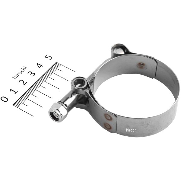 マフラー用クランプ ヘビーダーティ 1.94インチ-2.18インチ ステンレス 1個入り