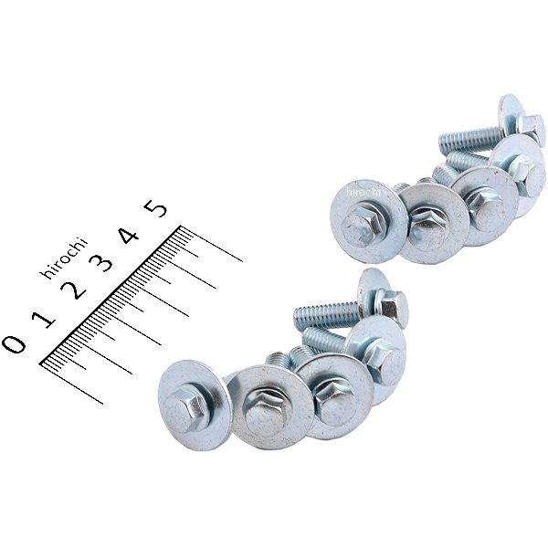 六角フランジ セムス ボルト M6 x 1.0 x 20mm ワッシャー付