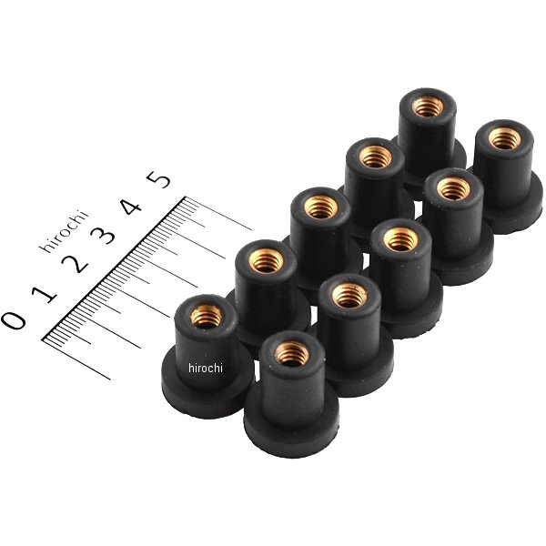 ナット ウェル 1/4"-20 (10個入り) 8099