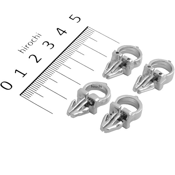 ハンドルバー ワイヤー クリップ クローム 3/8インチ 56073-83