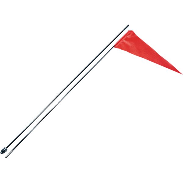 7  フラグ 旗キット オレンジ/黒ポール 1.8m (2段)