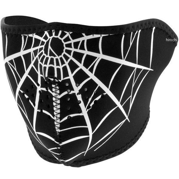 ハーフフェイスマスク スパイダーウェブ