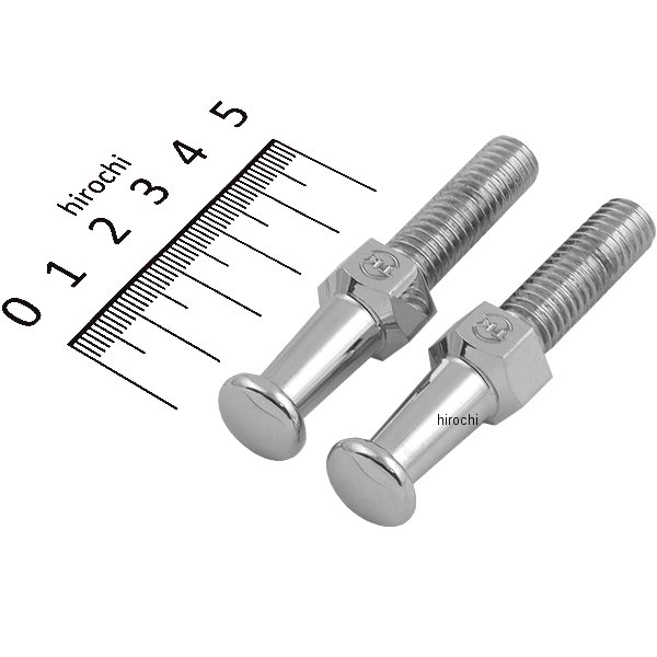 荷掛けボルト フェンダーレール 12年-17年ダイナ クローム (左右ペア)