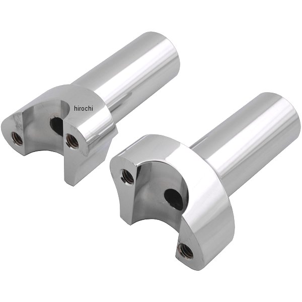 1インチハンドルバー 3.5インチ(89mm)高 ライザー ストレート クローム