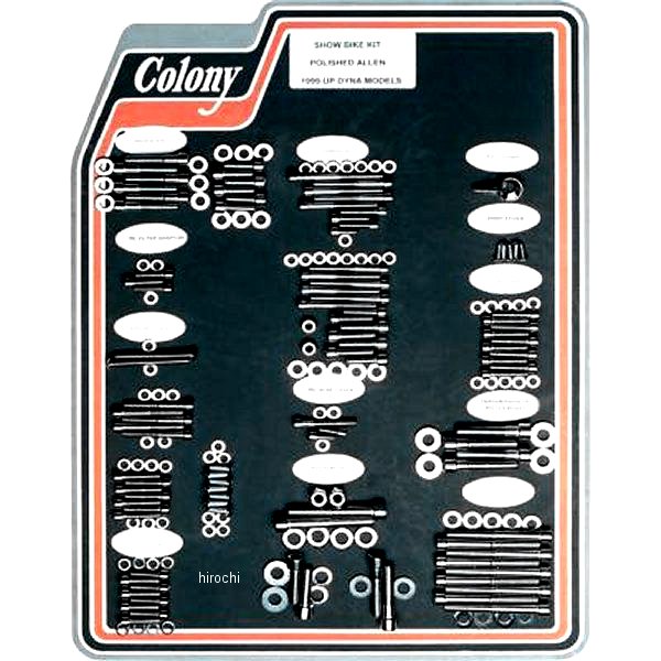 Machine ボルトキット エンジン全体 99年-06年 FLT クローム