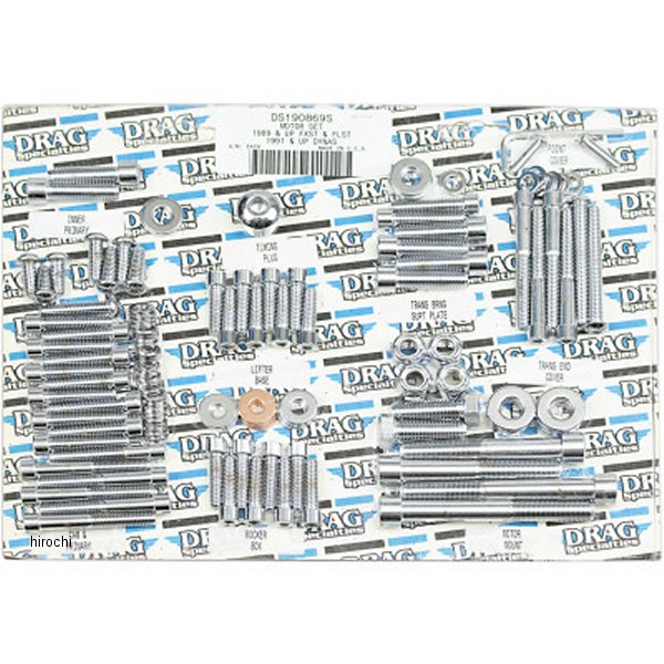 ボルトキット エンジン全体 89年-93年 ソフテイル クローム/無地