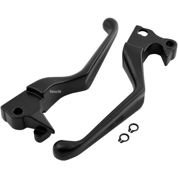 ブレーキ、クラッチレバーセット 04年-13年 XL 黒(つや消し) 純正タイプ