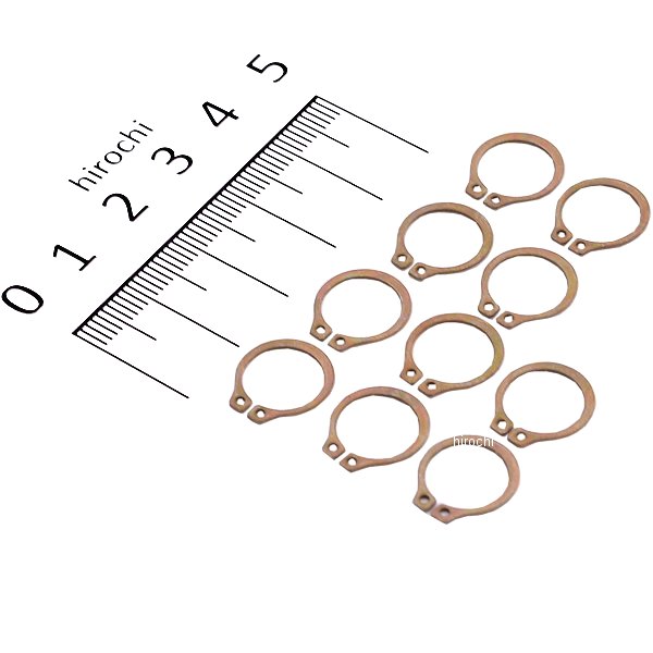 リテーニングリング シフターロッドレバー 84年以降 Big Twin 5速 (10個入り)