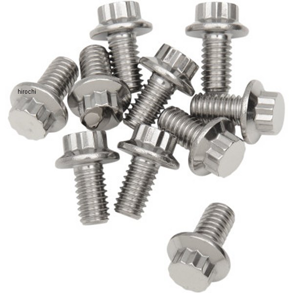 【セール特価】 ボルト 12角 5/16"-18 x 1/2インチ(13mm) ポリッシュ (10個入り)