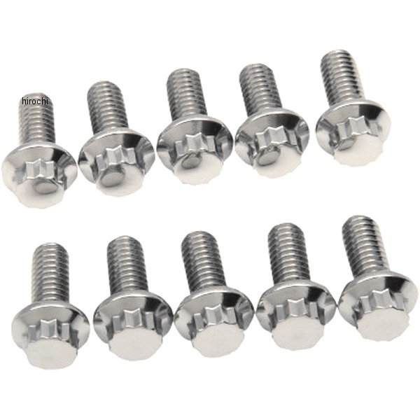 【セール特価】 ボルト 12角 5/16"-18 x 3/4インチ(19mm) ポリッシュ (10個入り)