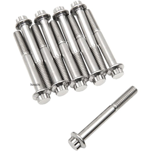 【セール特価】 ボルト 12角 5/16"-18 x 2.5インチ(64mm) ポリッシュ (10個入り)