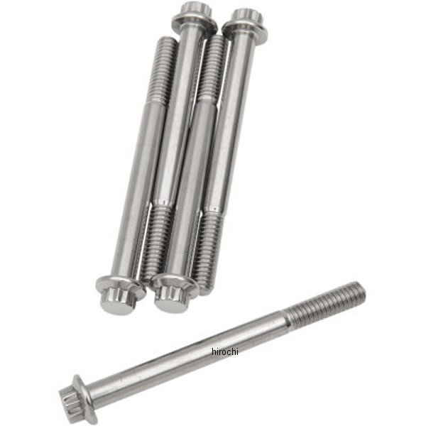 【セール特価】 ボルト 12角 5/16"-18 x 3.5インチ(89mm) ポリッシュ (5個入り)