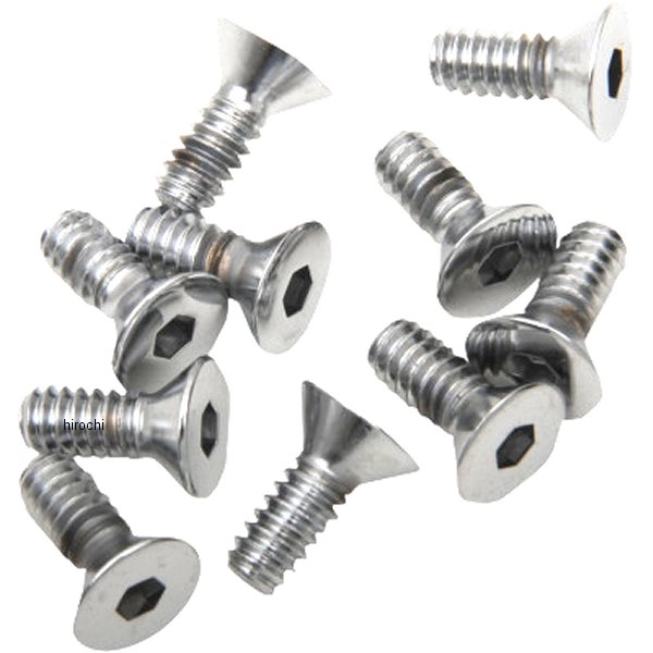 六角穴付きボタンボルト #10 x 24 x 1/2インチ(13mm) クローム (10個入り)