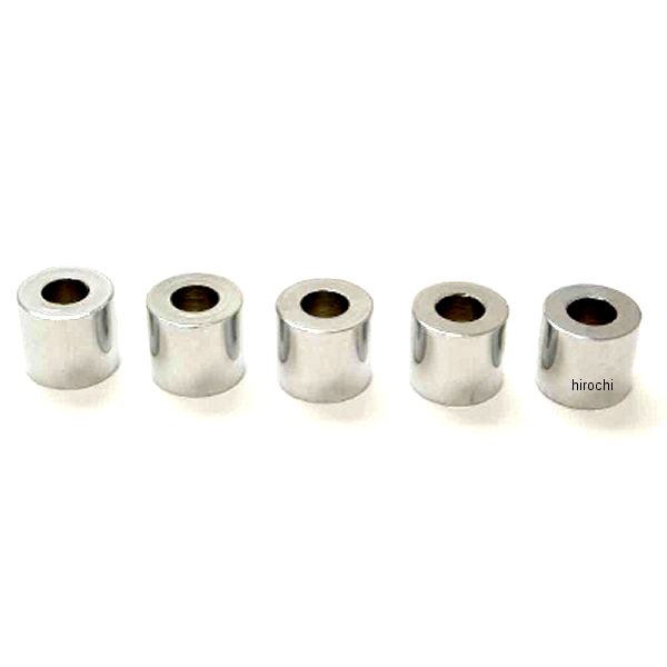 Machine スペーサー クローム 5/16インチ(8mm) x 厚さ 3/4インチ(19mm) (5個入り)
