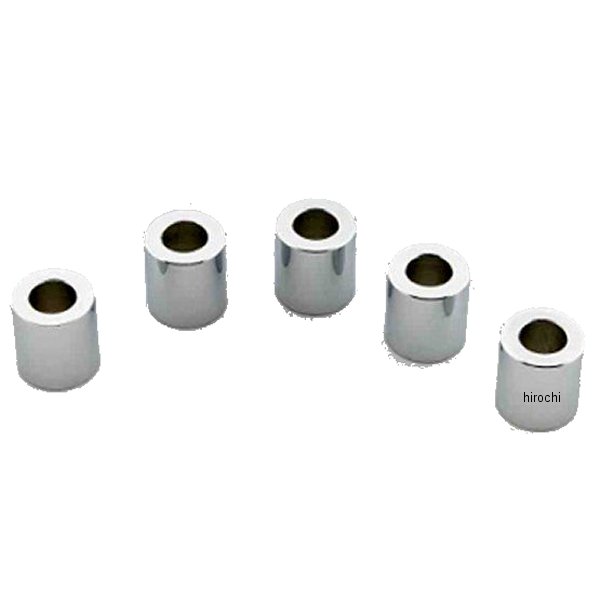 Machine スペーサー クローム 5/16インチ(8mm) x 厚さ 1インチ(25mm) (5個入り)