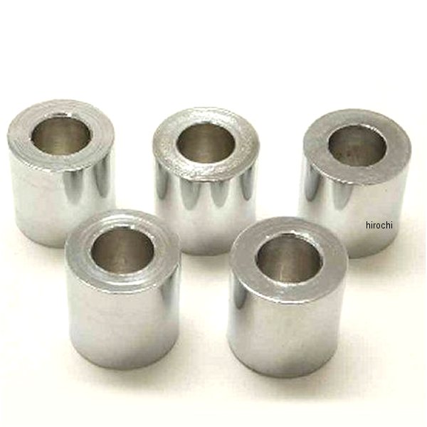 Machine スペーサー クローム 3/8インチ(9.5mm) x 厚さ 3/4インチ(19mm) (5個入り)