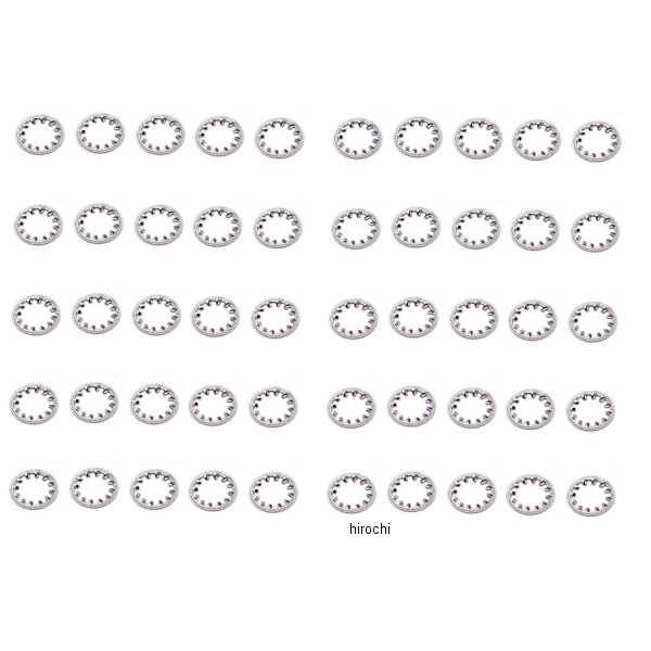 スターワッシャー インサイド クローム 3/8 (50個入り)