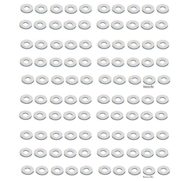 ワッシャー SAE フラット 1/2インチ(13mm) (100個入り)