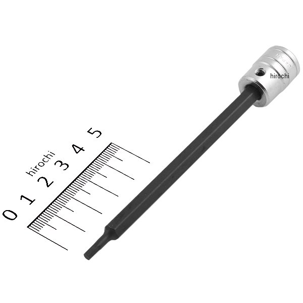 6.3sq ロングヘキサゴンビットソケット 3mm