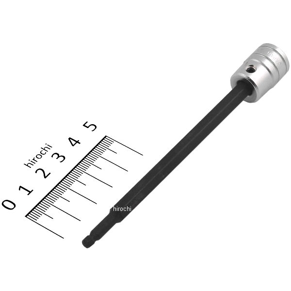 6.3sq ロングボールポイントヘキサゴンビットソケット 4mm