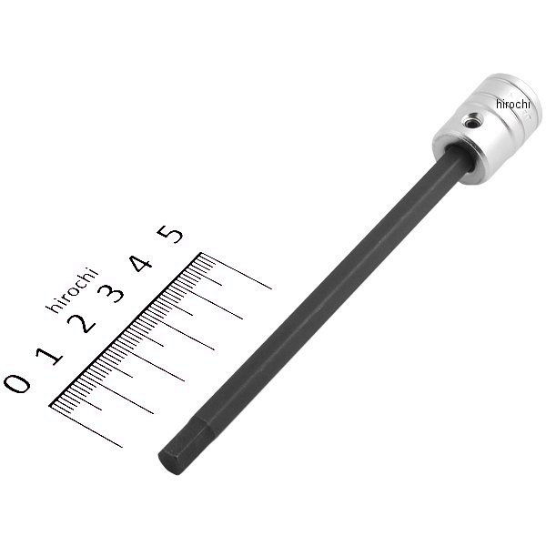 6.3sq ロングヘキサゴンビットソケット 6mm