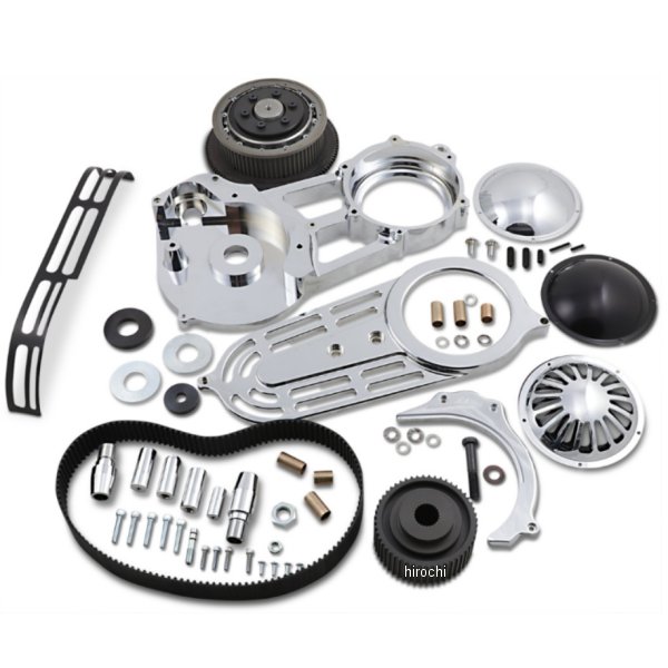 【セール特価】 ベルトドライブ Belt Drives 2インチ ベルト ドライブ キット07年-16年 FLH クローム
