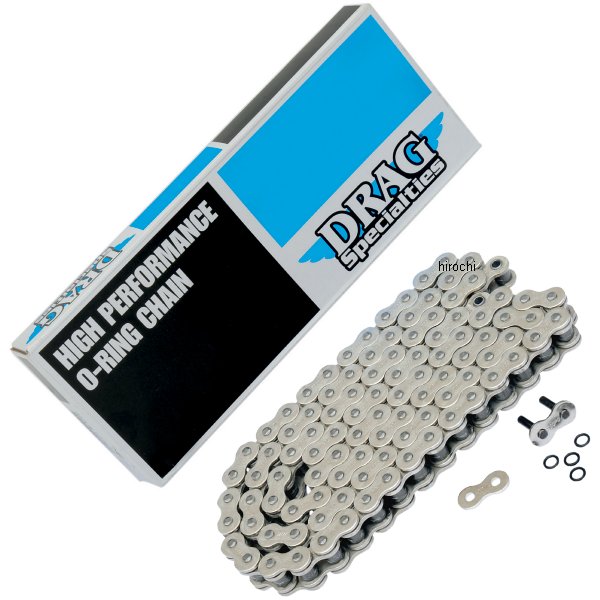 530 Oリング チェーン 112 リンク クローム