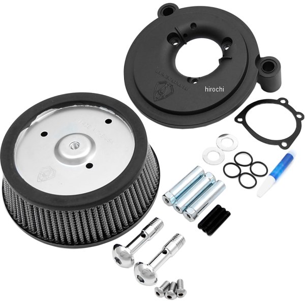 エアクリーナー ステージI ビックサッカー ステンレス・フィルター 93年-99年 EVOキャブ 黒