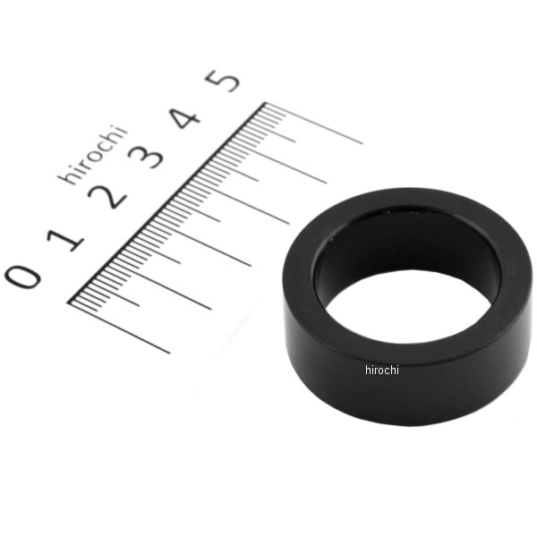 1インチ ハンドルバー スペーサ クラッチ側 黒