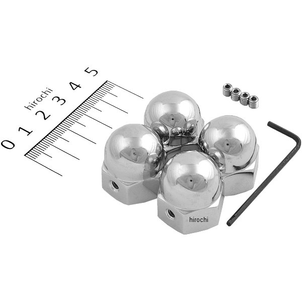 Machine ヘッドボルトカバー 84年-85年 Big Twin アコーンスタイル (4個入り)