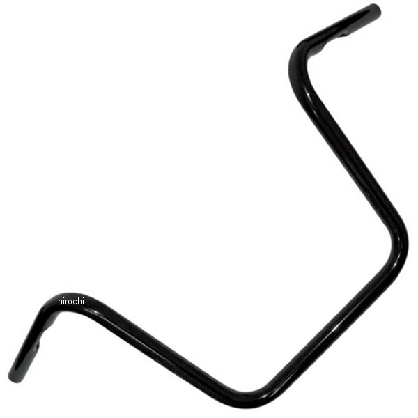 1インチ ハンドルバー エイプ 12インチ 08年以降 FLHR 黒(つや有り)